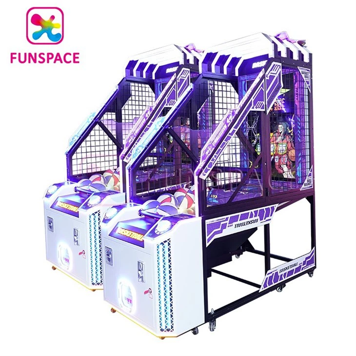 Surprise Coin Operated Basketball Machine With LCD Screen