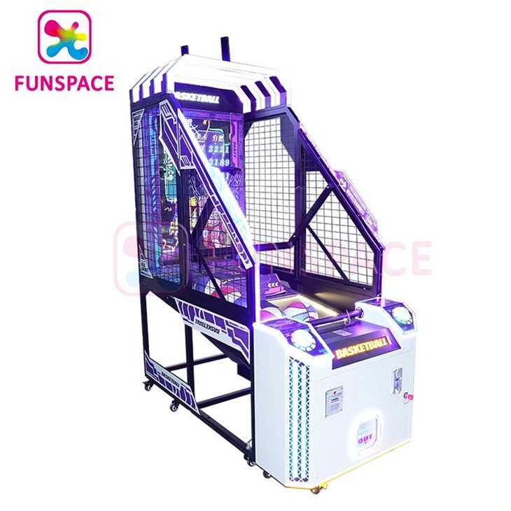 Surprise Coin Operated Basketball Machine With LCD Screen